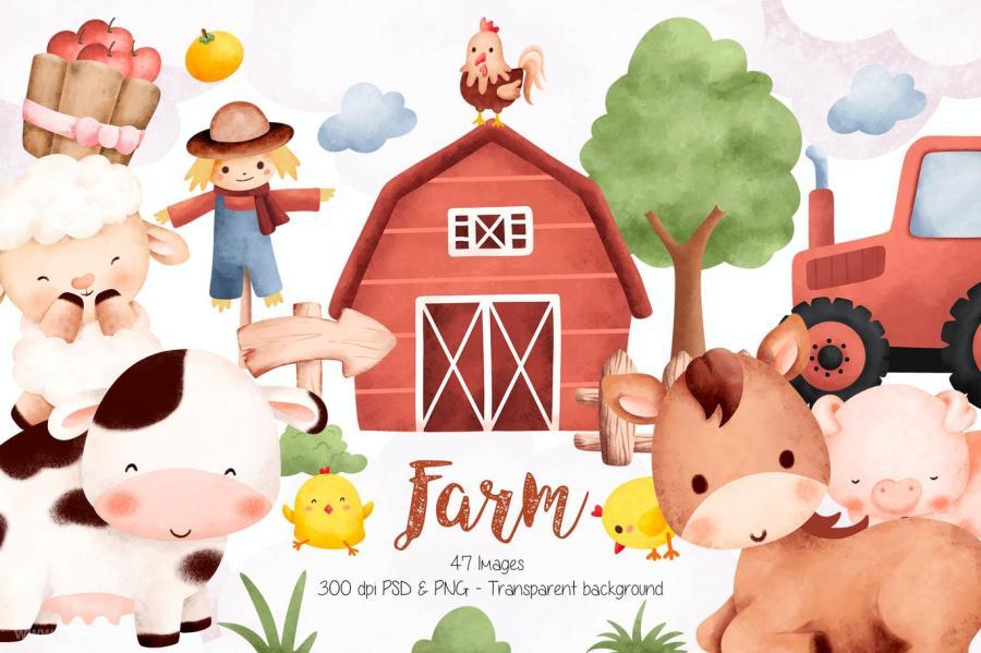25xt-487489 Animal-Farm-and-Farm-Elements-Illustrationz2.jpg