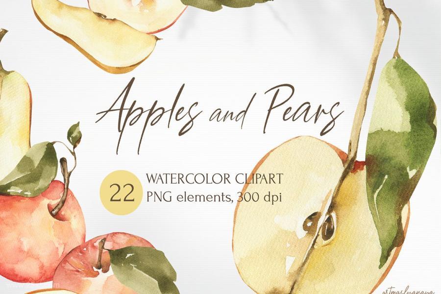 25xt-487677 Watercolor-Apples-clipart-Pears-png-collectionz2.jpg