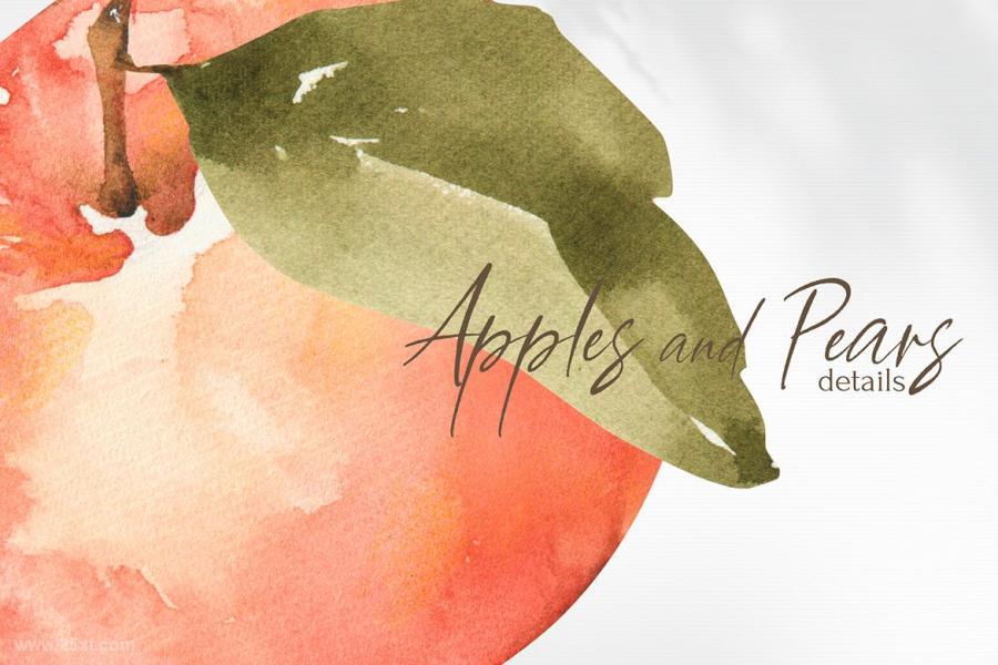 25xt-487677 Watercolor-Apples-clipart-Pears-png-collectionz5.jpg