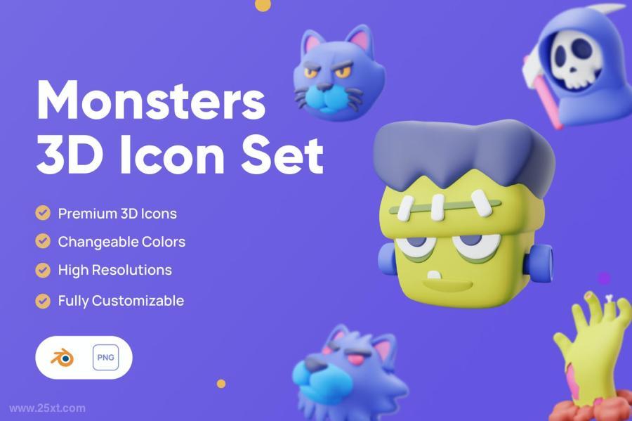 25xt-487955 Monster-Characters-3D-Icon-Setz2.jpg