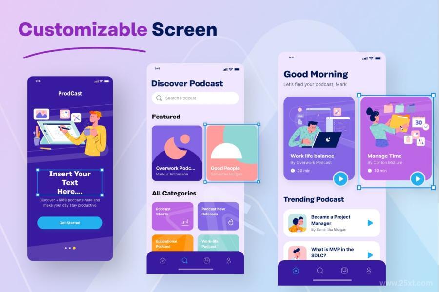 25xt-487591 Professional-Podcast-Mobile-App-UI-Kit-Templatez3.jpg