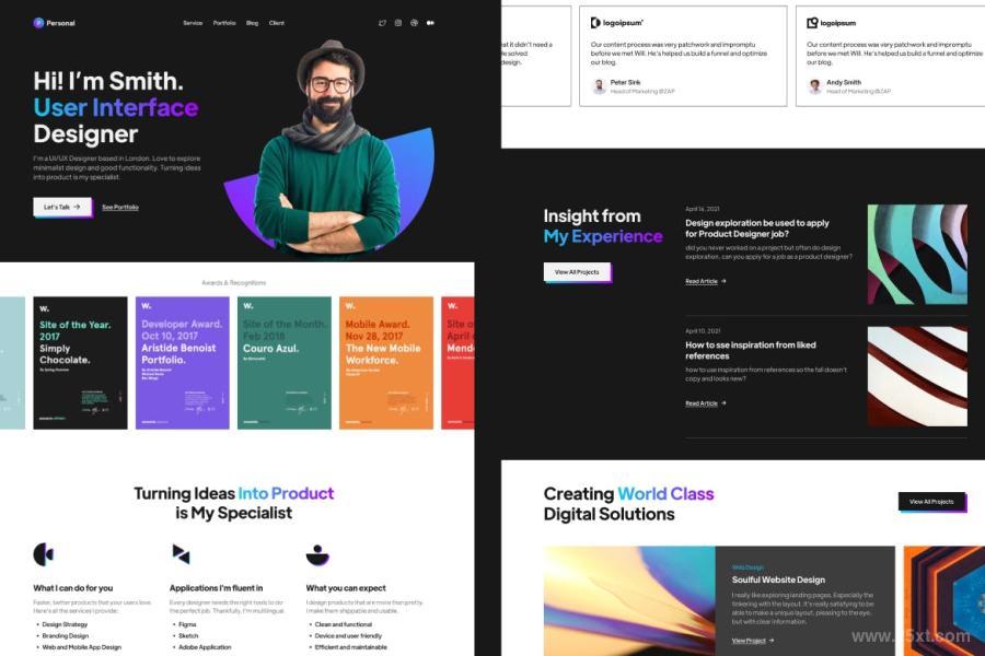 25xt-488175 Personal-Resume-Portfolio-Landing-Page-UI-Kitz3.jpg