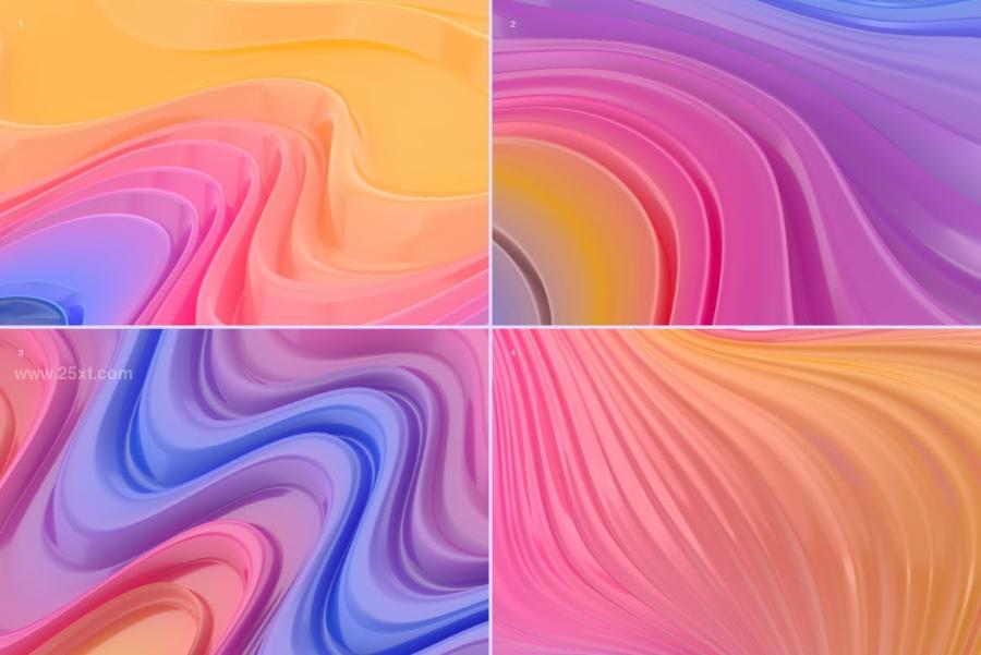 25xt-171097 Abstract-3D-Wavy-Striped-Backgrounds---Colorfulz11.jpg