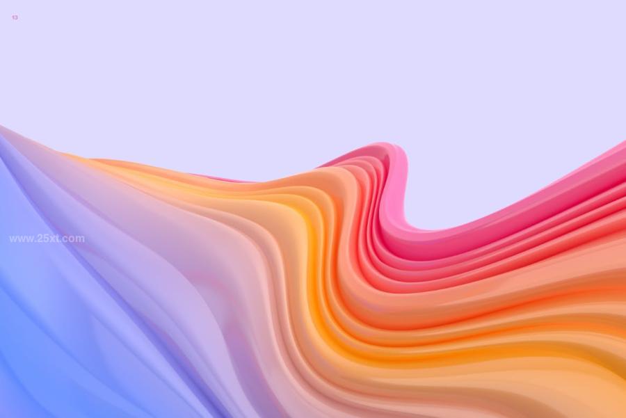 25xt-171097 Abstract-3D-Wavy-Striped-Backgrounds---Colorfulz4.jpg