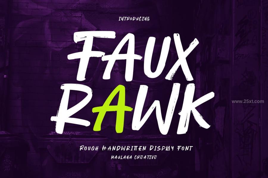 25xt-172080 Fauxrawk-Handwritten-Display-Fontz2.jpg