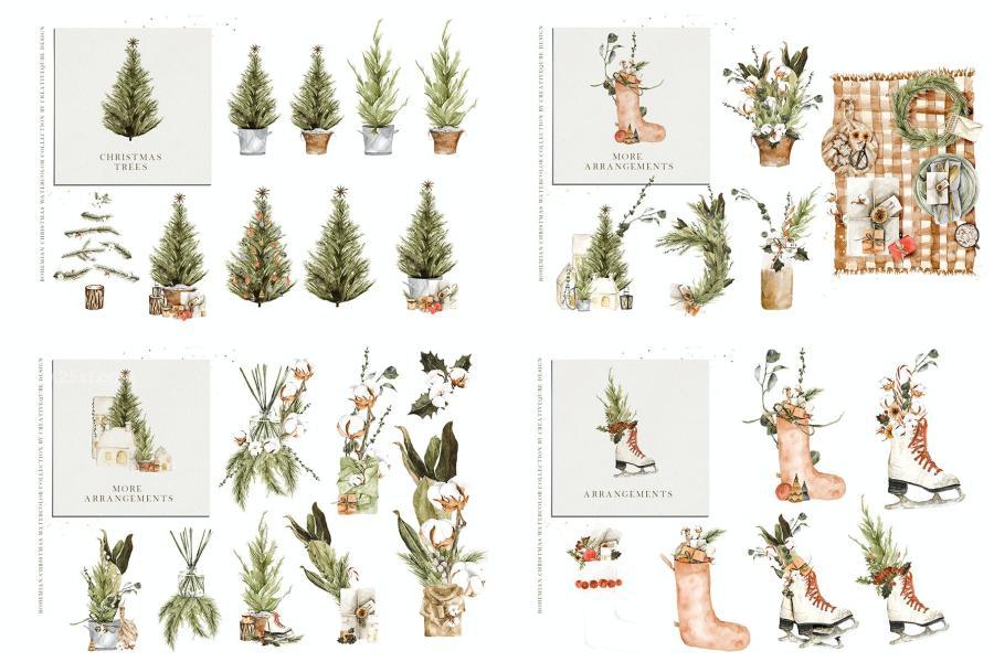 25xt-172337 Bohemian-Christmas-Watercolor-Setz10.jpg