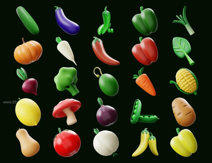 25xt-162413 Vegetables-3D-Iconz7.jpg