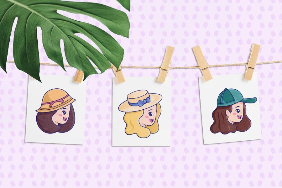 25xt-174181 Cartoon-Cute-Women-Object-Illustrationz6.jpg
