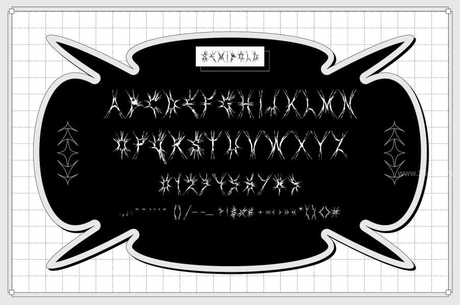 25xt-166119 GOTH-MODE-Dark-Y2K-Font-Familyz9.jpg