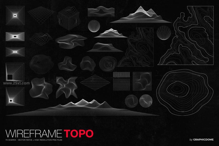 25xt-174258 Wireframe-Topo-Elements-Vectorsz6.jpg