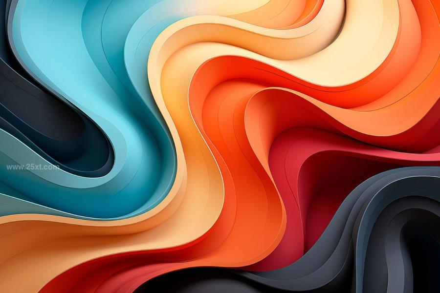 25xt-174453 Colorful-Curvy-Wave-Backgroundsz4.jpg