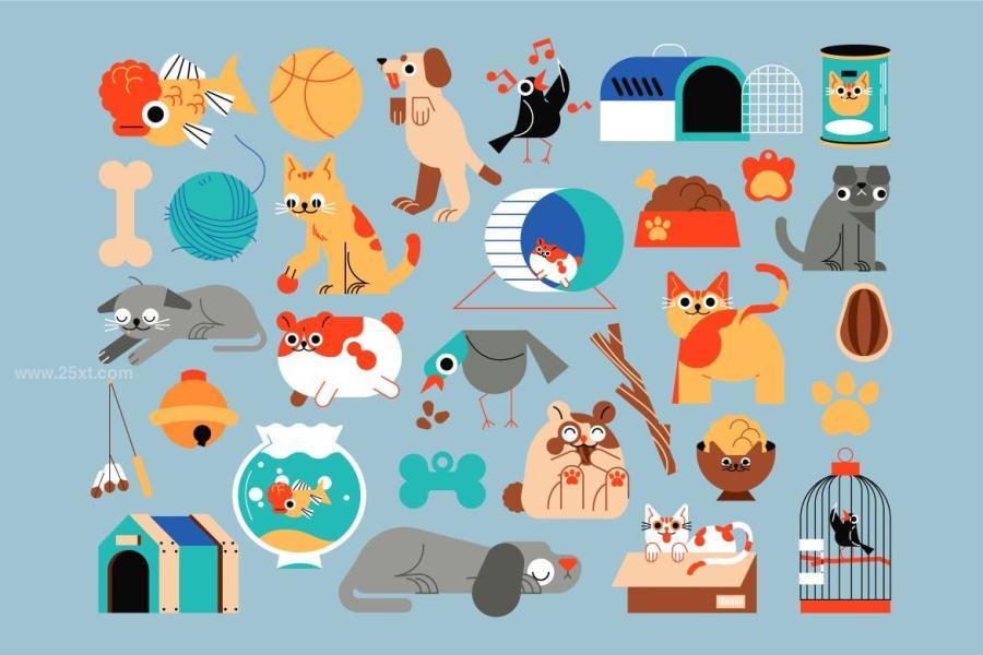 25xt-172965 Blue-Flat-Design-National-Pet-Day-Illustration-Setz3.jpg