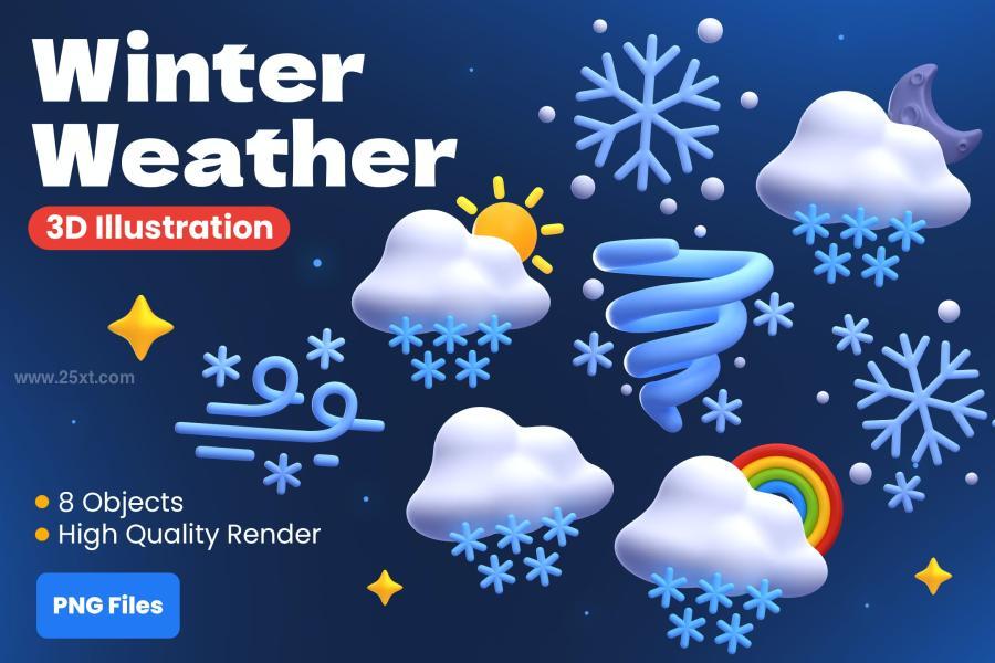25xt-172871 Winter-Weather-3D-Illustrationsz2.jpg