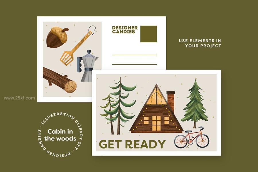 25xt-164427 Cabin-in-the-Woods-Clipart-Setz3.jpg