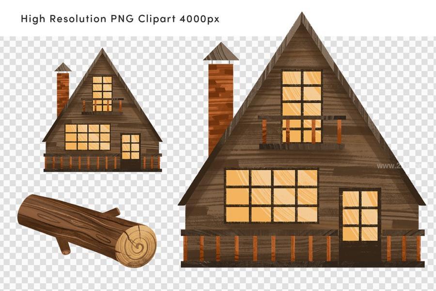 25xt-164427 Cabin-in-the-Woods-Clipart-Setz5.jpg