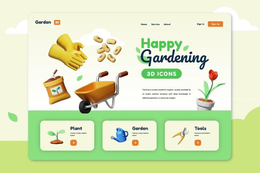 25xt-173084 Cubicle---Gardening-3D-Iconz9.jpg