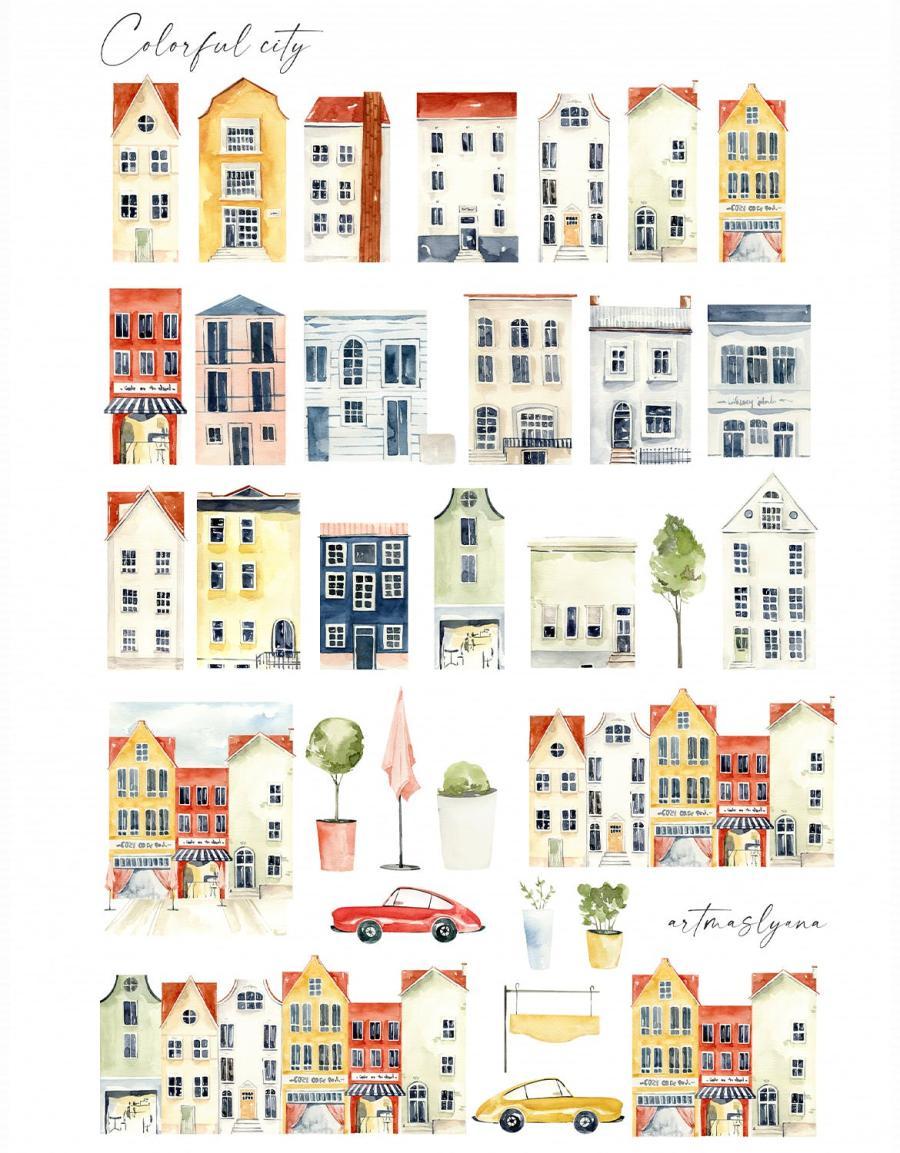 25xt-164952 Watercolor-Colorful-city-clipart-Houses-pngz4.jpg