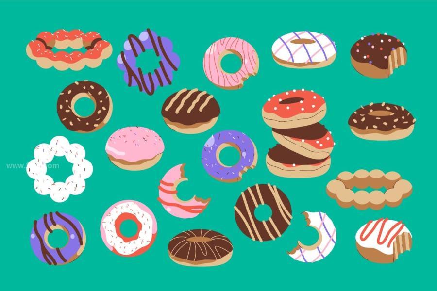 25xt-165018 Pink-Flat-Design-Doughnut-Illustration-Setz3.jpg