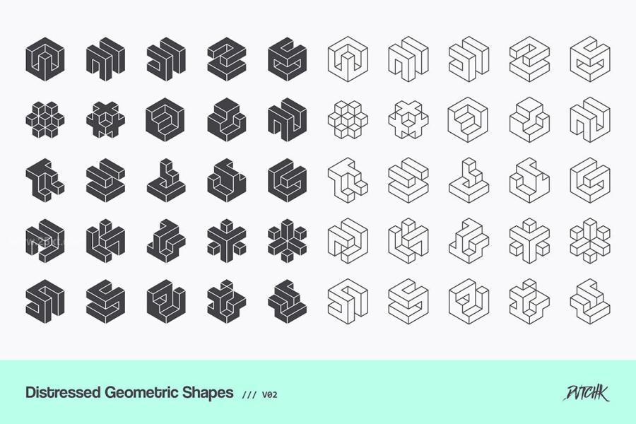 25xt-173407 Distressed-Geometric-Shapes-V02z13.jpg
