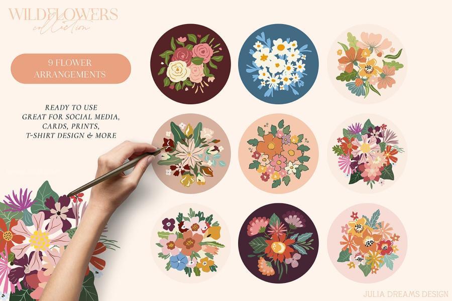 25xt-173928 Wildflowers-Vector-Flowers-Floral-Patternsz4.jpg