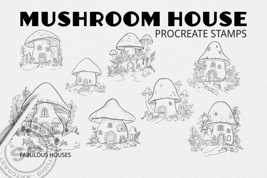 25xt-174007 Mushroom-House-Procreate-Stampsz5.jpg