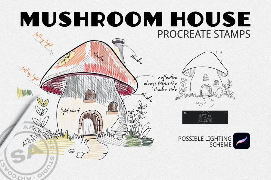 25xt-174007 Mushroom-House-Procreate-Stampsz8.jpg