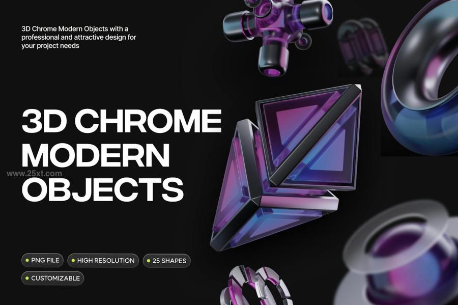 25xt-174952 3D-Black-Chrome-Shape-Elementsz2.jpg
