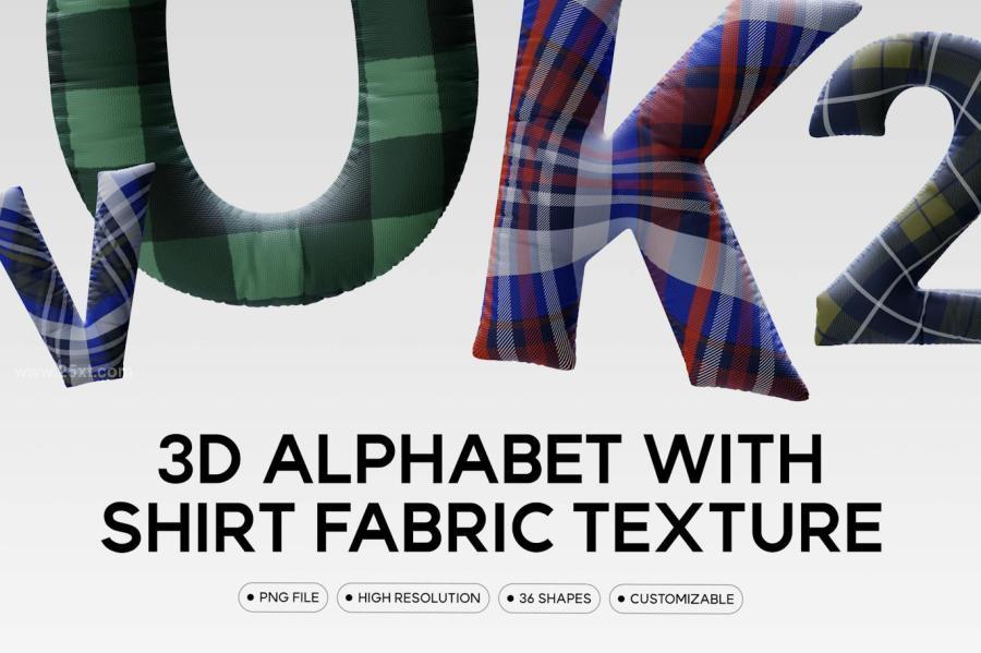 25xt-174957 3D-Alphabet-with-Shirt-Fabric-Texturez2.jpg