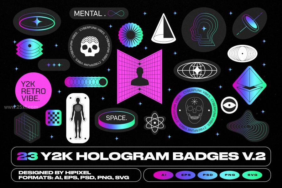 25xt-175007 Y2K-Hologram-Badge-Stickers-V2z2.jpg