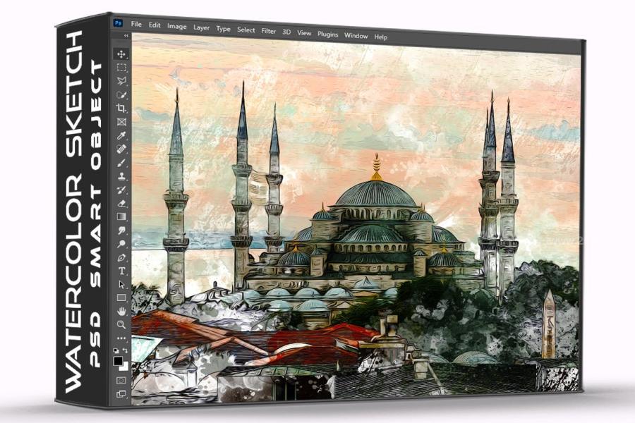 25xt-175363 Watercolor-Painting-Photo-Effect-Psd-Templatez3.jpg