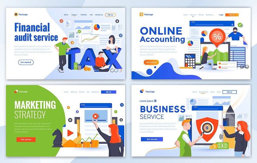 BIG Collection of Landing page templates-2.jpg
