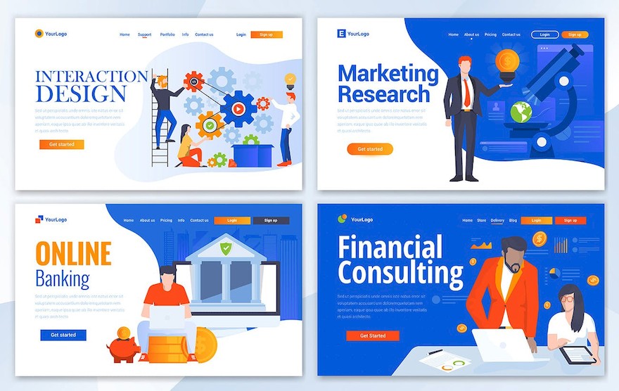 BIG Collection of Landing page templates-6.jpg