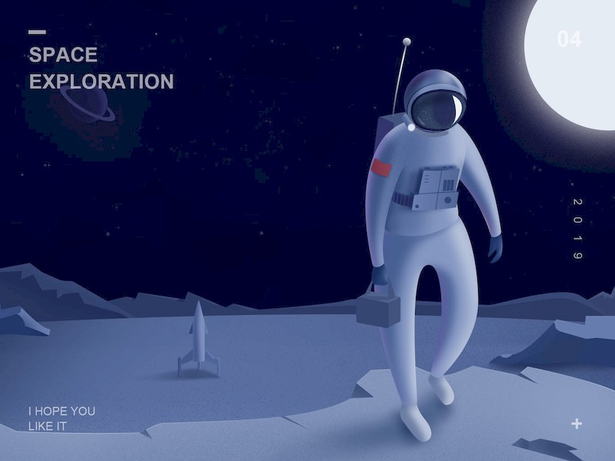 Spaceman Illustration-Multi Purpose PSD Template-2.jpg
