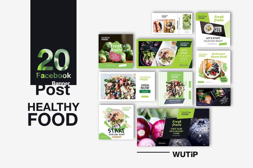20 Facebook Post Banners - Healthy Food-1.jpg