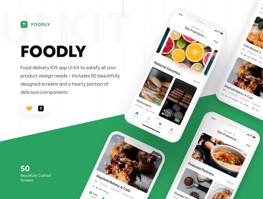 Foodly iOS UI Kit-1.jpg