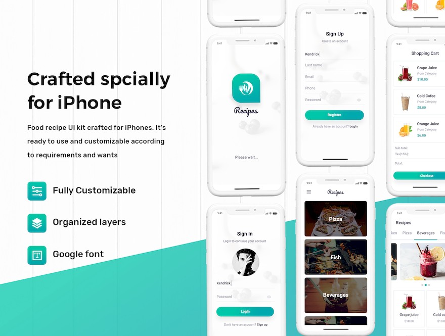 Foodly iOS UI Kit-6.jpg