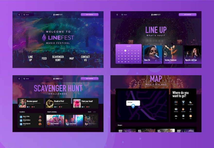 LineFest Music Festival Web Tablet App UI Kit Web-3.jpg