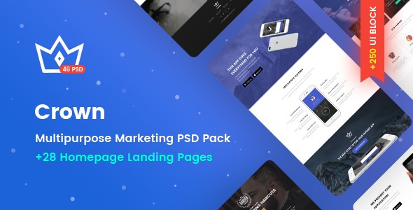 Crown - Multipurpose Marketing PSD Landing Page Pack-2.jpg