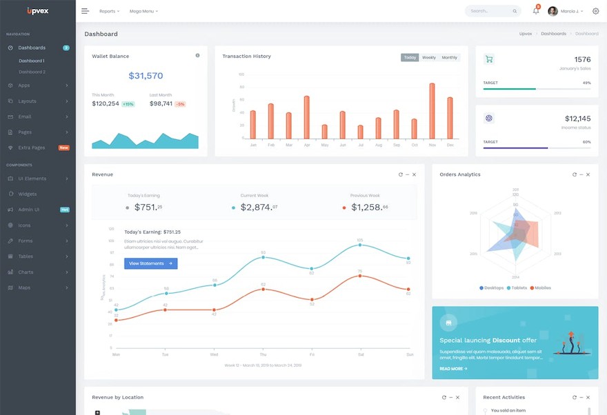 Upvex - Admin & Dashboard Template-4.jpg