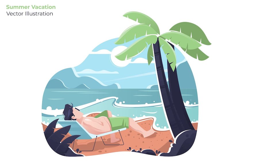 37071 Summer Vacation - Vector Illustration.jpeg