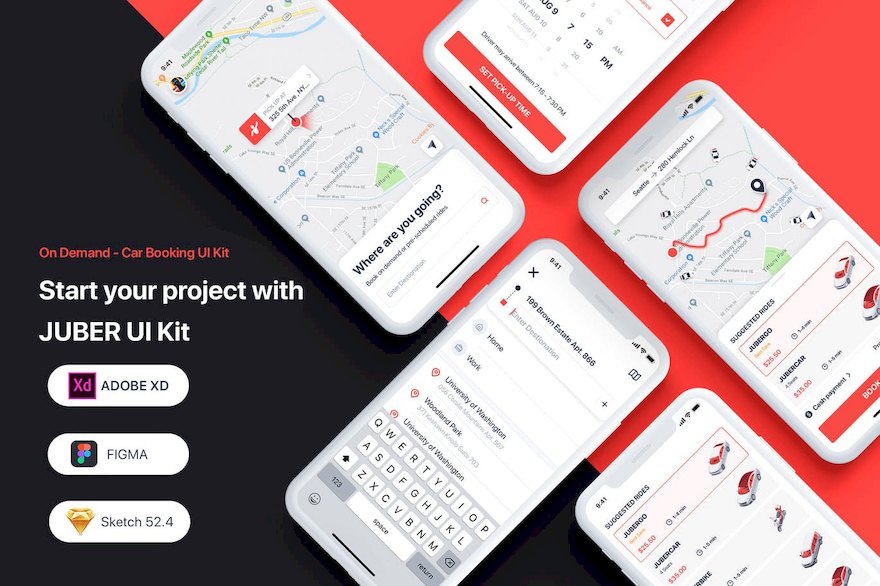 37102 Car booking UI Kit.jpg