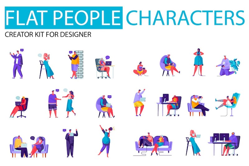 Modern Flat People Character Creator Kit.jpg