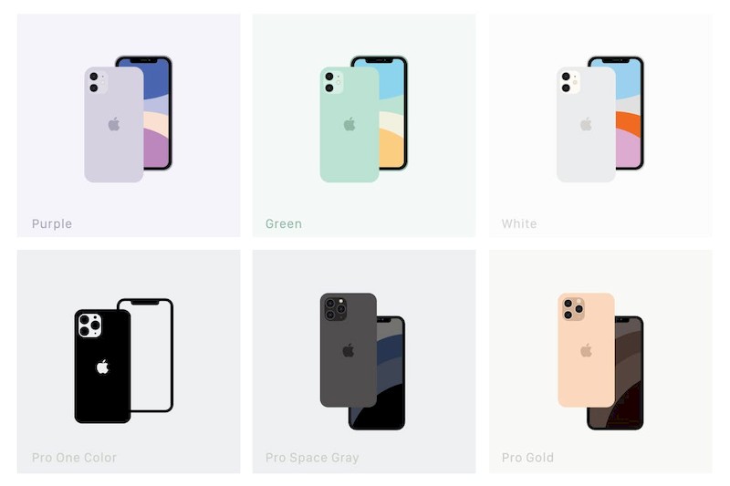 Minimal Flat iPhone 11 & 11 Pro Vector Set-2.jpg