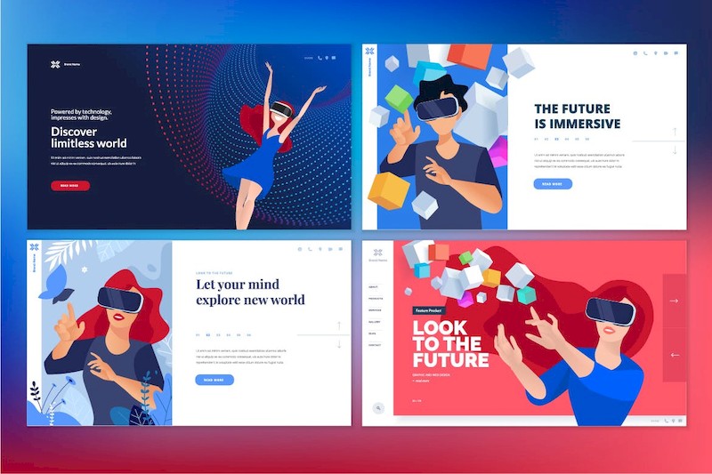 Web design templates of virtual reality-2.jpg