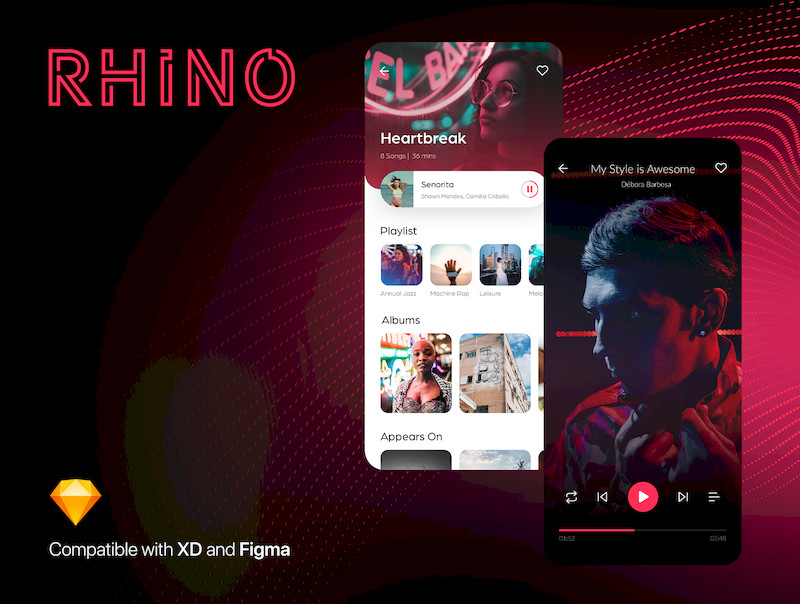  Rhino Music UI Kit 2.jpg