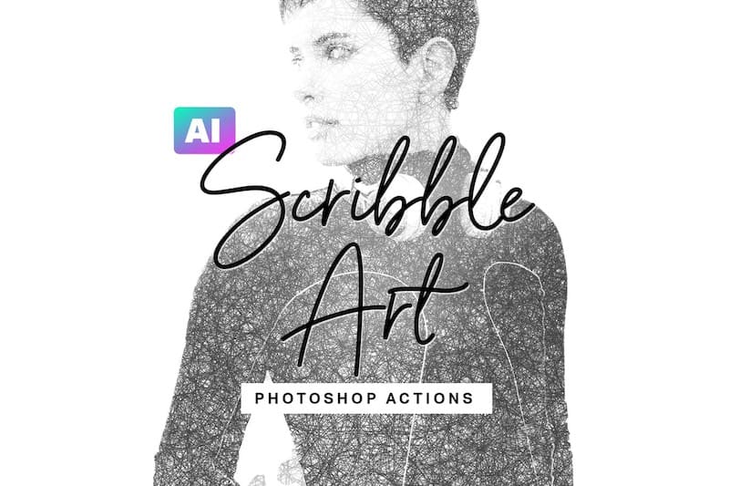 AI Scribble Art Photoshop Actions-5.jpg