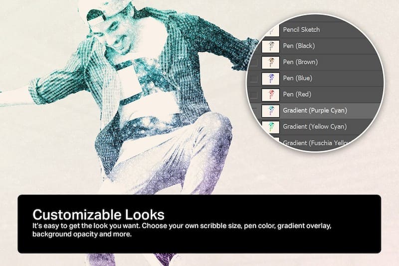 AI Scribble Art Photoshop Actions-3.jpg