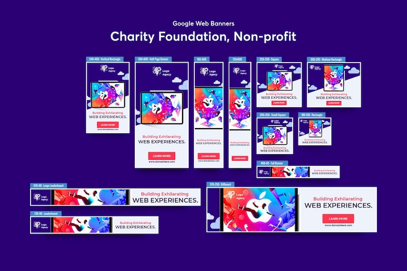 Charity Foundation, Non-profit Banners Ad.jpg