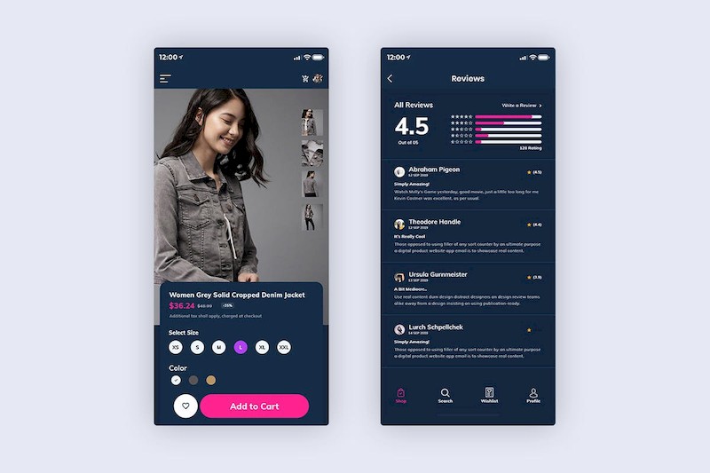 Midastra-Fashion Shopping Mobile App UI kit Dark-1.jpg