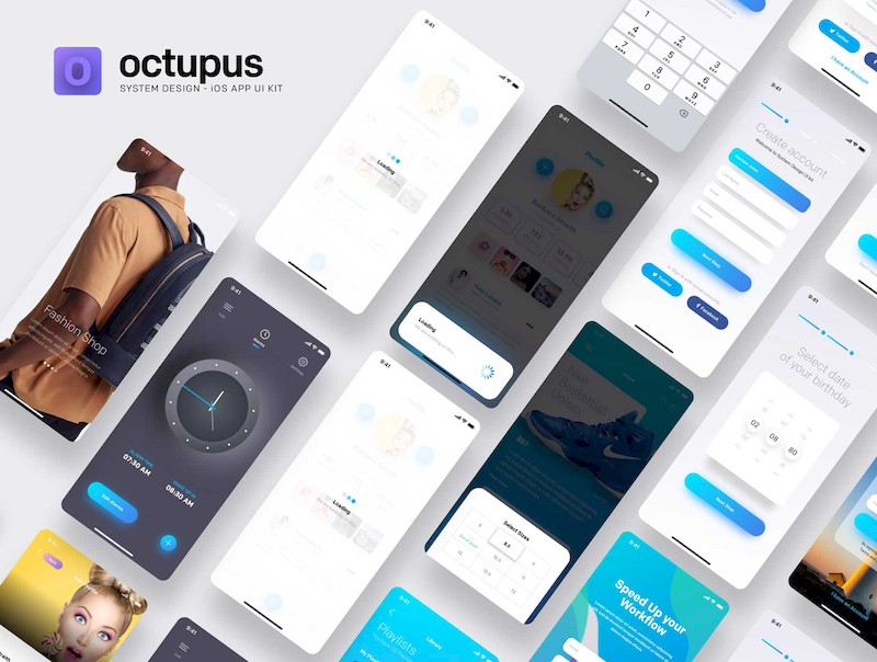 Octupus - iOS App UI Kit-4.jpg